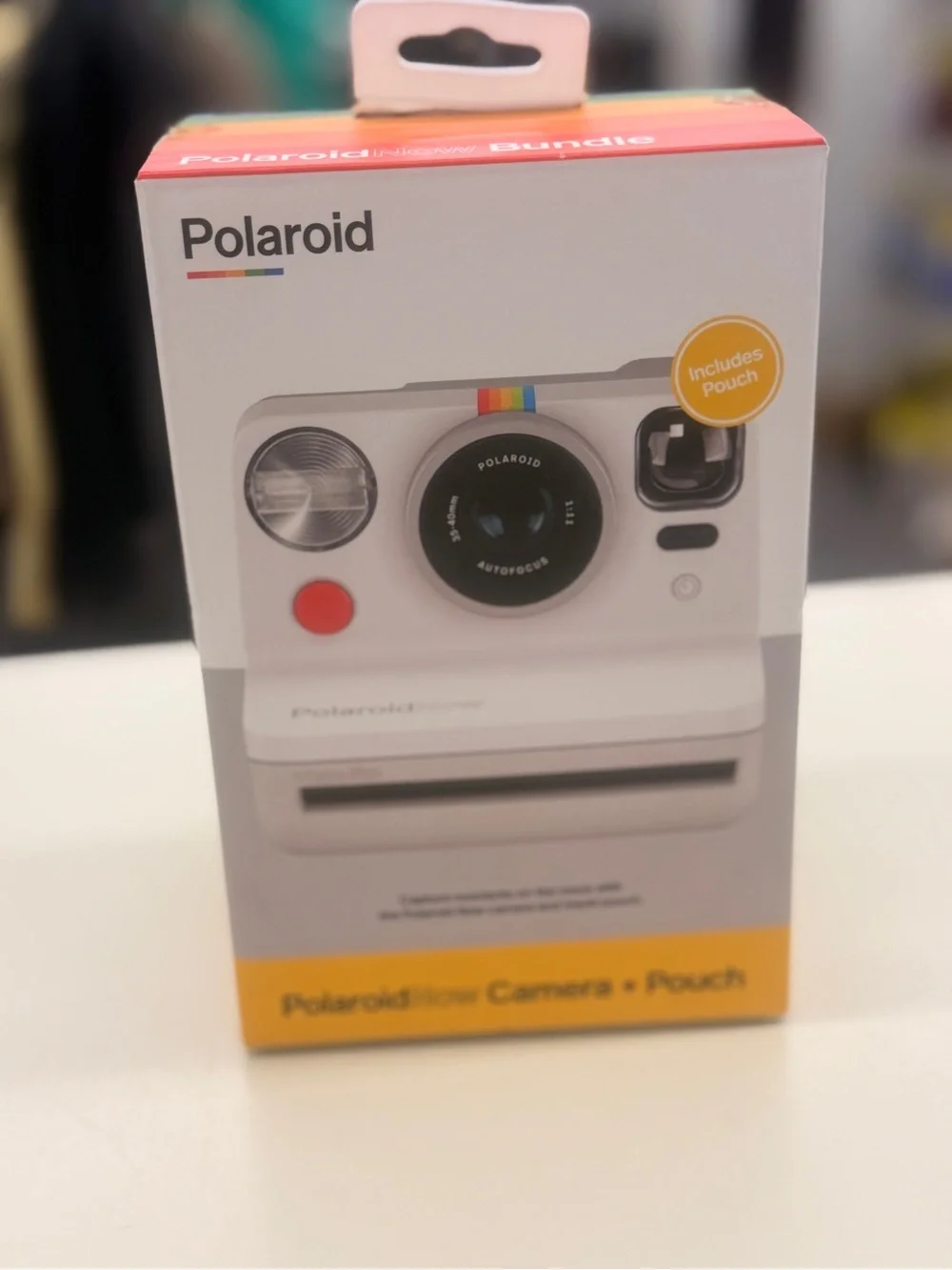 🛍️ Polaroid NOW - White Camera plus Pouch - New